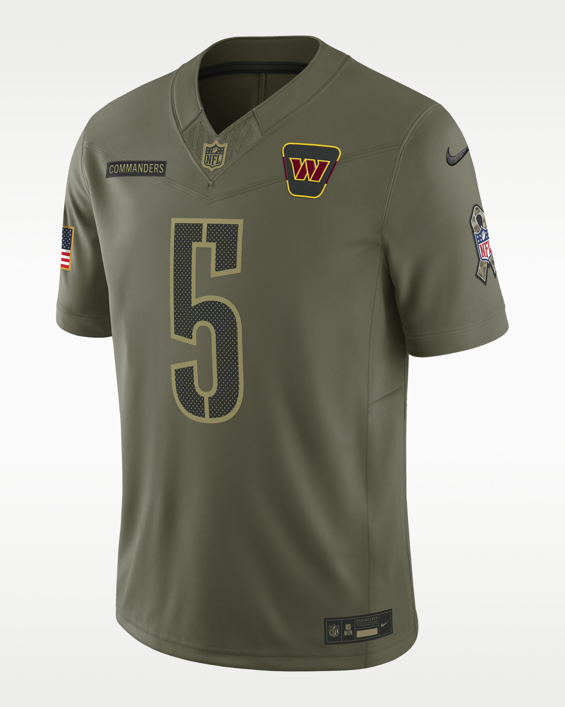 Jayden Daniels Washington Commanders Salute to Service Men's Nike